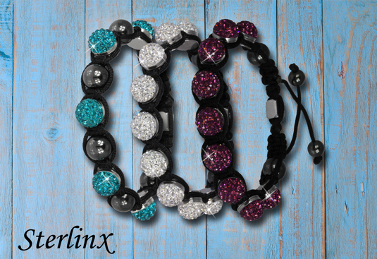 Shamballa Armbänder von Sterlinx