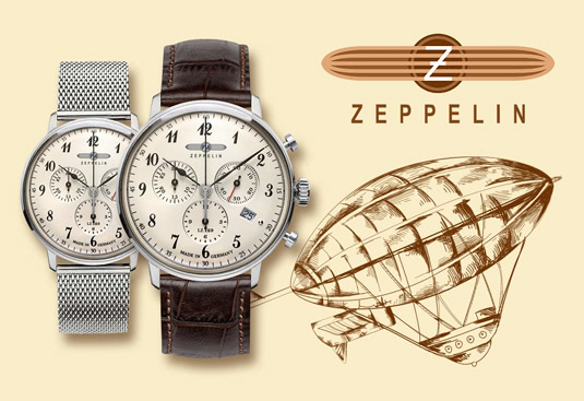 Zeppelin Vintage Fliegeruhren für Herren