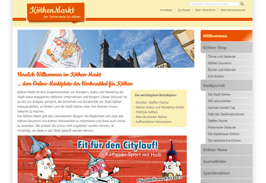 KöthenMarkt Online Shop